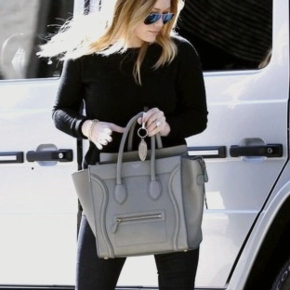 Authentic Celine Mini Luggage Tote in Almond - Picture 1 of 11